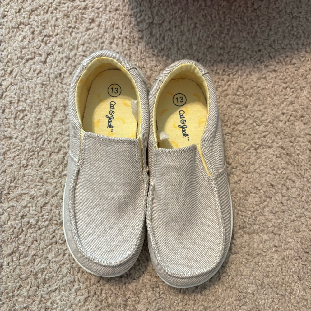 Cat & Jack Kids Tan Moccasins